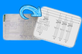 redraw your electrical schematic in autocad