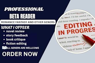 critique your novel and provide detailed manuscript feedback