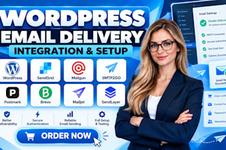 connect sendgrid mailgun smtp2go postmark brevo mailjet sendlayer with wordpress
