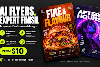 create ai powered flyers with a professional designers touch
