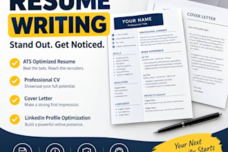 write and design a professional cover letter