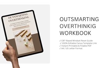 create an aesthetic cbt self care workbook