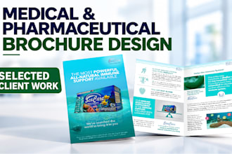 design medical, pharmaceutical and healthcare brochures