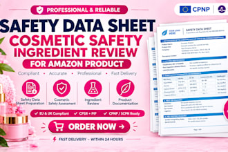 update or prepare safety data sheets for your products