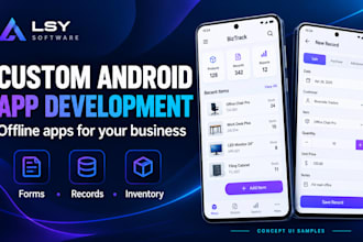 develop a custom android app for your business