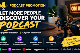 promote your podcast to reach your target audience