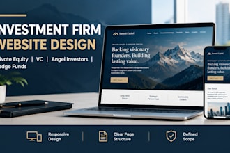 build private equity, venture capital, angel investment firm, hedge fund website