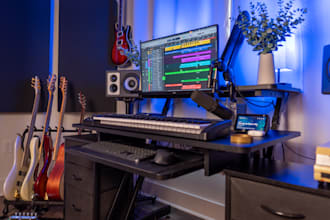 record pro electric and acoustic guitars