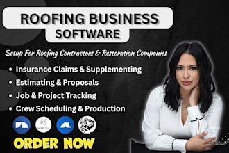 setup  roofing business management software via acculynx jobnimbus roofr