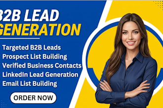 do data enrichment, targeted b2b lead generation, and email list building