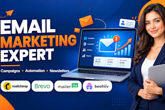 be your email marketing expert for mailchimp, brevo and mailerlite