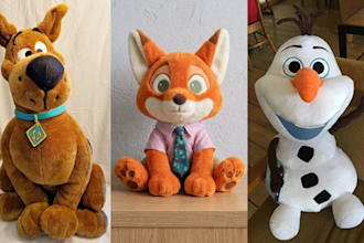 custom plush toys, handcrafted animal, cute plushies, handmade stuffed animals