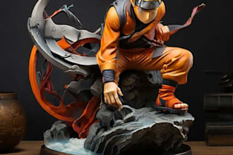 sculpt custom 3d miniatures and figurines for printing