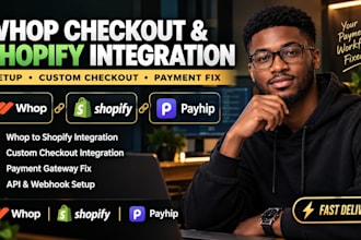 whop shopify payment gateway fix checkout integration API webhook payhip shopify