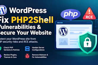 fix php2shell vulnerabilities and secure your wordpress website