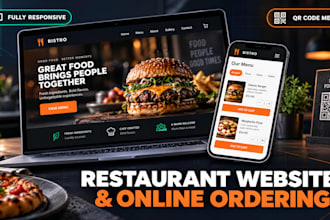 design restaurant website with online ordering and reservation system