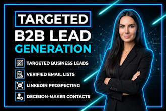 do data enrichment, b2b lead generation, and  targeted email list building