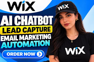 setup wix ai chatbot wix holiday lead capture email marketing automation