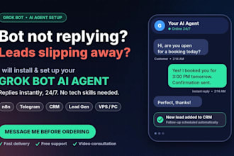 grok bot grok ai agent xai sales agent lead generation crm n8n telegram claude
