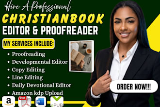 christian book editing proofreading, memoir, devotional, novels and  journal