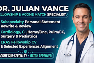 edit a medical residency personal statement that gets you matched