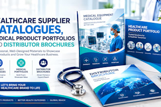 create healthcare supplier catalogues medical product portfolios and distributor