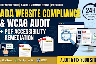 do ada compliance wcag audit and pdf accessibility remediation