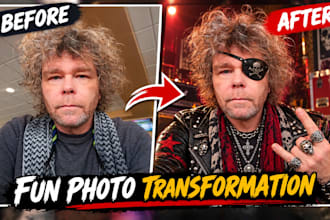 transform your photo into funny and creative custom images