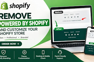 remove powered by shopify from your store