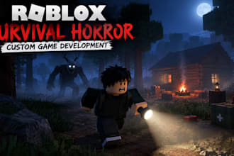 create a custom roblox survival horror game