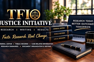 conduct legal research and summarize public records