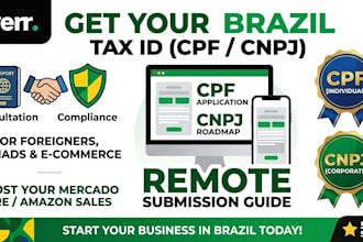 prepare brazil cpf and cnpj tax registration for ecommerce sellers