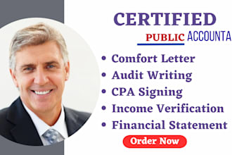 review or audit financial statements as verified US CPA