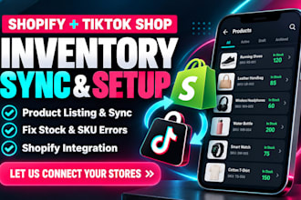 set up shopify tiktok shop inventorysync product listing multichannel zohokrmdim