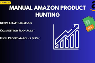 do manual amazon product hunting and research