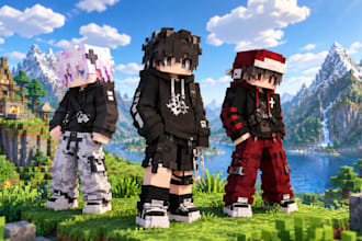 create custom minecraft skins, characters, outfits and player models