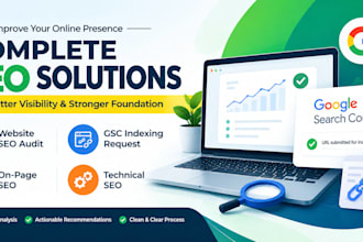 do on page and technical SEO, website audit, google search console indexing