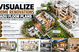 visualize home renovations adu floor plans for backyard homes and guest houses