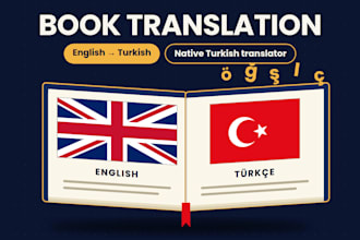 translate your book or novel to turkish