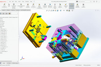 do 3d mold design tooling design cad modeling for die casting production