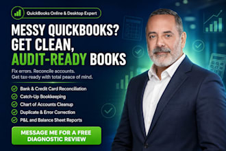 turn your messy quickbooks into clean, audit ready books