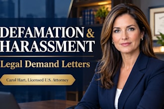 draft a formal demand letter to remove harmful online statements