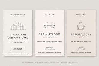 design banner, poster, flyer in canva
