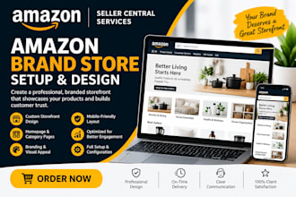 setup amazon shop and market