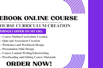 create ebook online course credit repair ebook course content