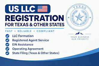 register your llc in texas and other countries and get ein