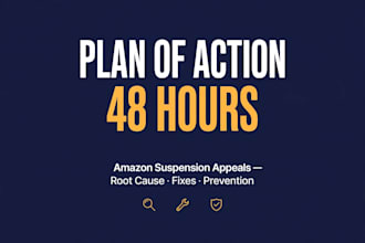 write a custom amazon suspension appeal and plan of action