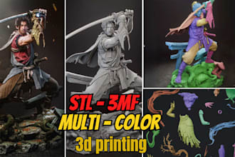 color split stl to 3mf multicolor 3d print model bambu studio ams prusa in 24h