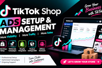 setup tik tok shop tiktok affiliate shopify dropshipping tik tok shop ads