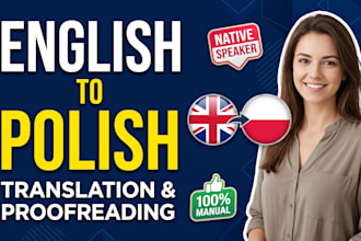 translate or proofread english to natural polish